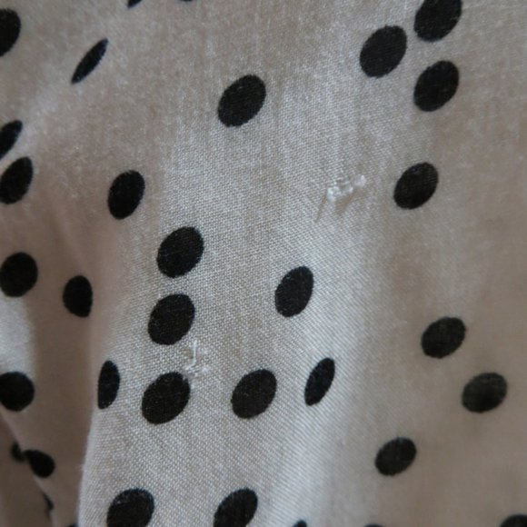 Maeve top 0 Bagatelle Button Down polka dot print long sleeve Anthropologie - Picture 13 of 16